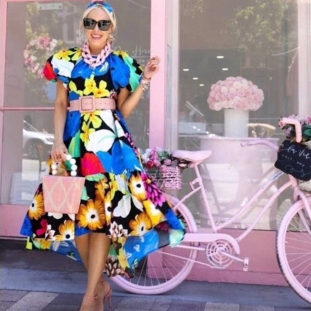 Christopher John rogers floral dress